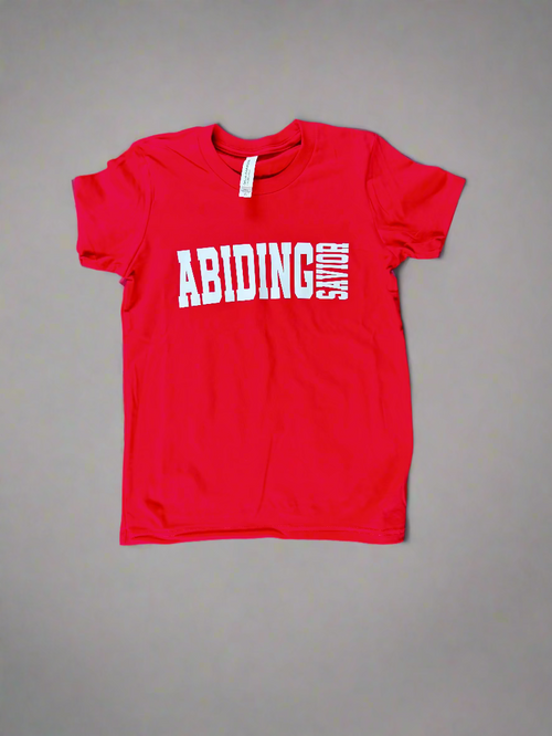 Adult Abiding Savior Collegiate T-shirt