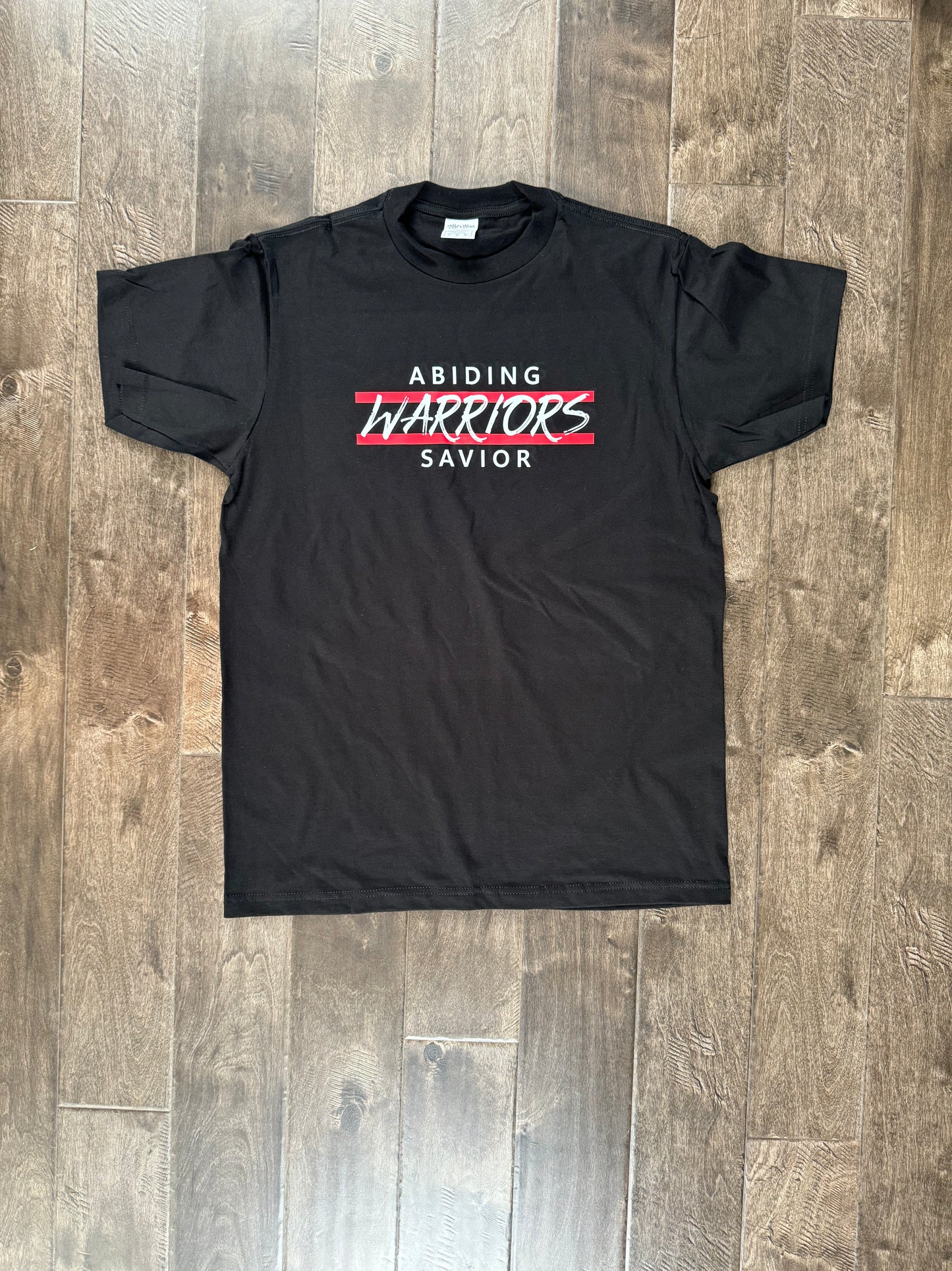 Adult Abiding Savior Warrior T-shirt