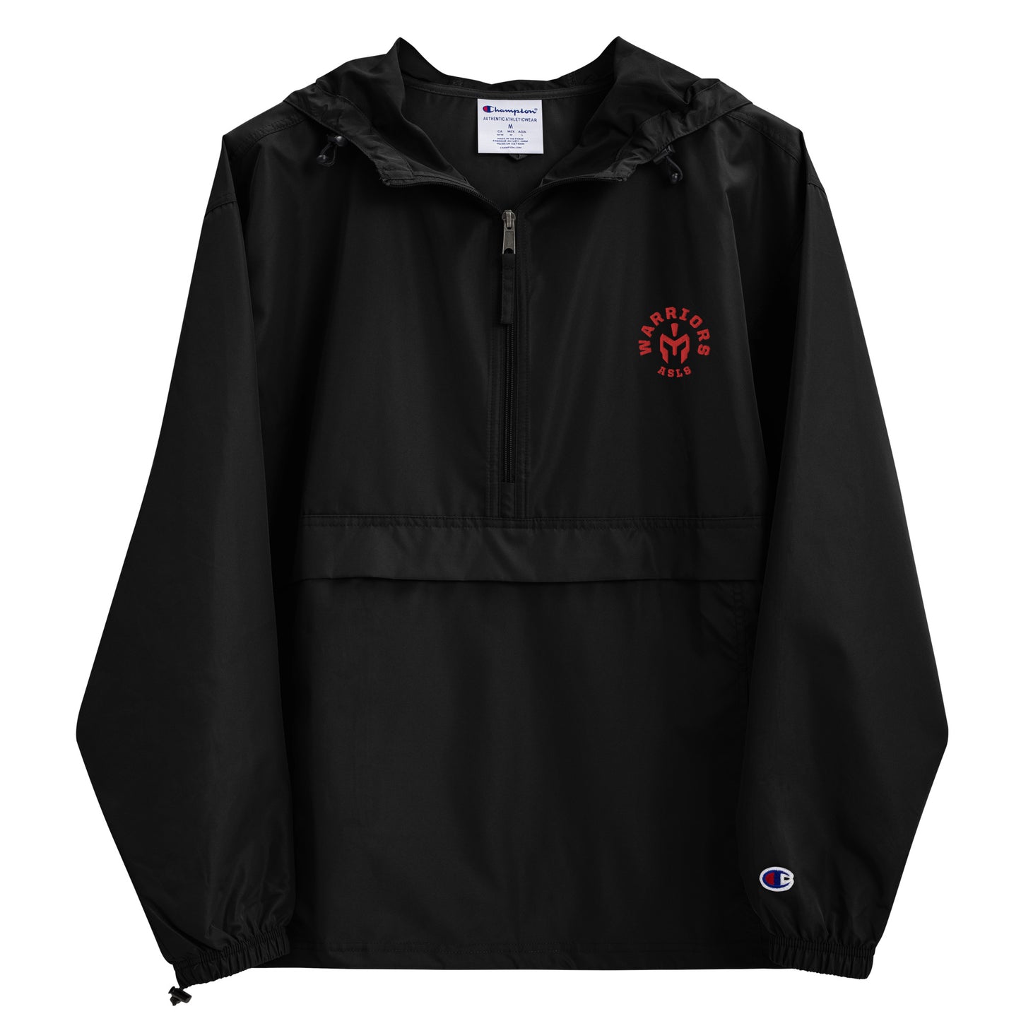 ASLS Warrior Embroidered Champion Packable Jacket