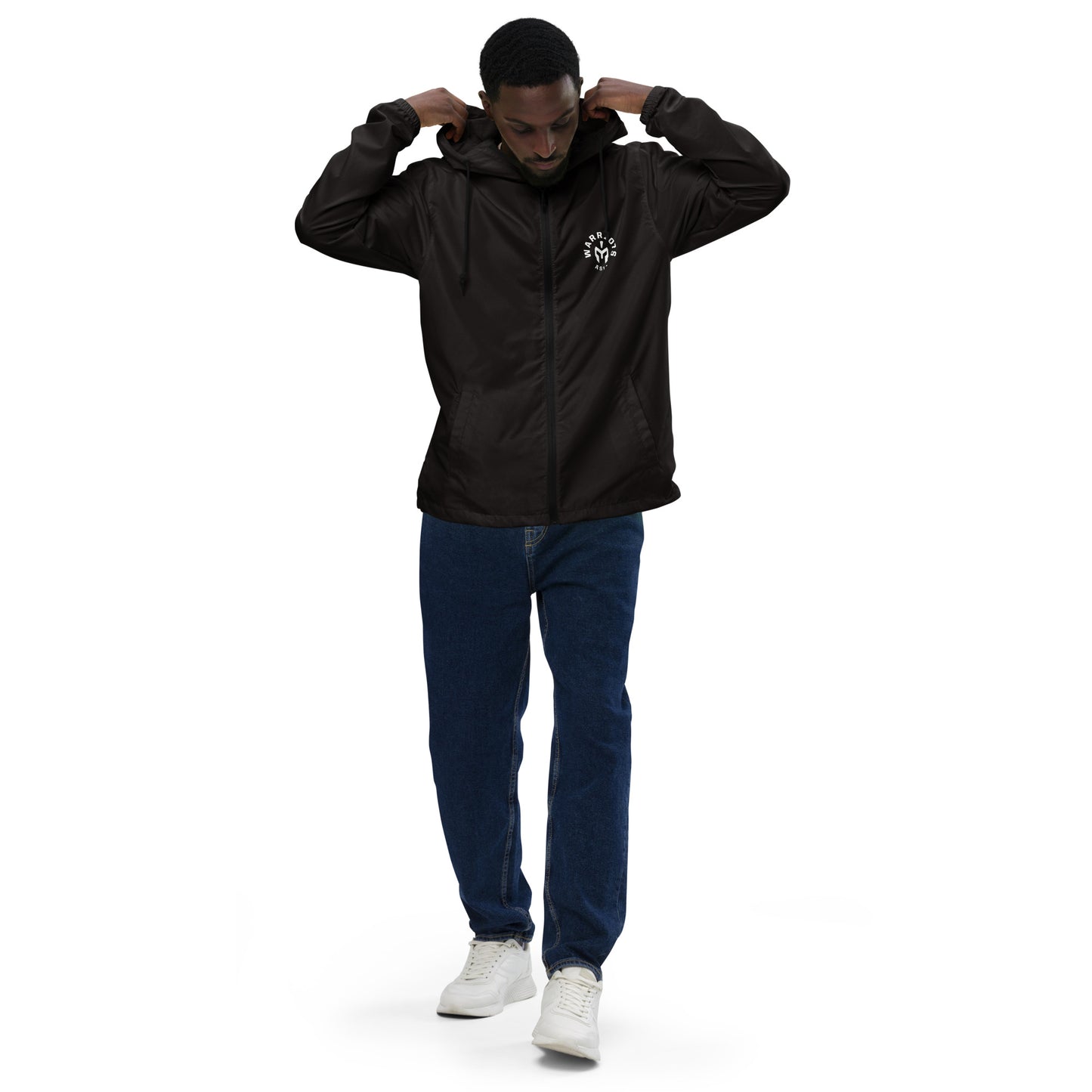 ASLS Warrior Unisex lightweight zip up windbreaker