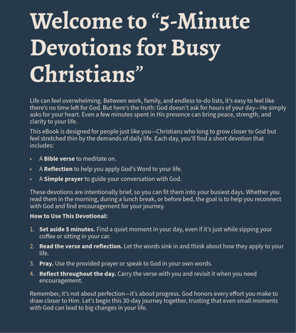 5-minute Devotions for Busy Christians - Ebook