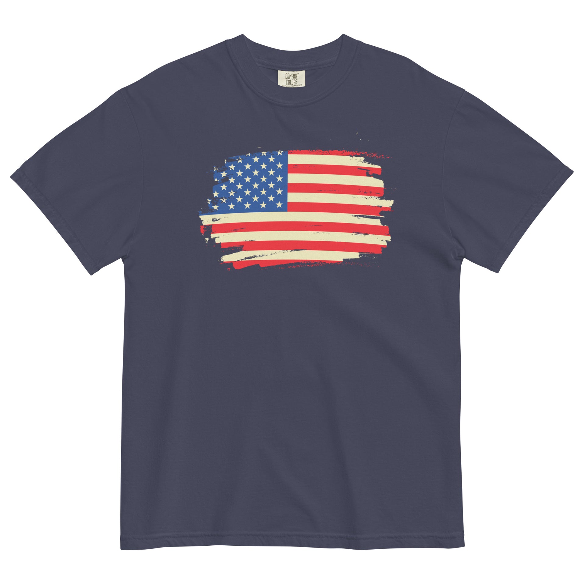 American Flag Men’s garment-dyed heavyweight t-shirt
