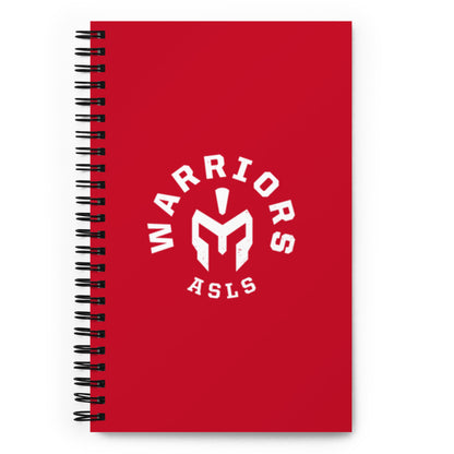 ASLS Warrior Spiral notebook