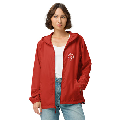 ASLS Warrior Unisex lightweight zip up windbreaker