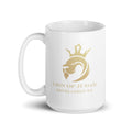 15oz Lion of Judah White glossy mug