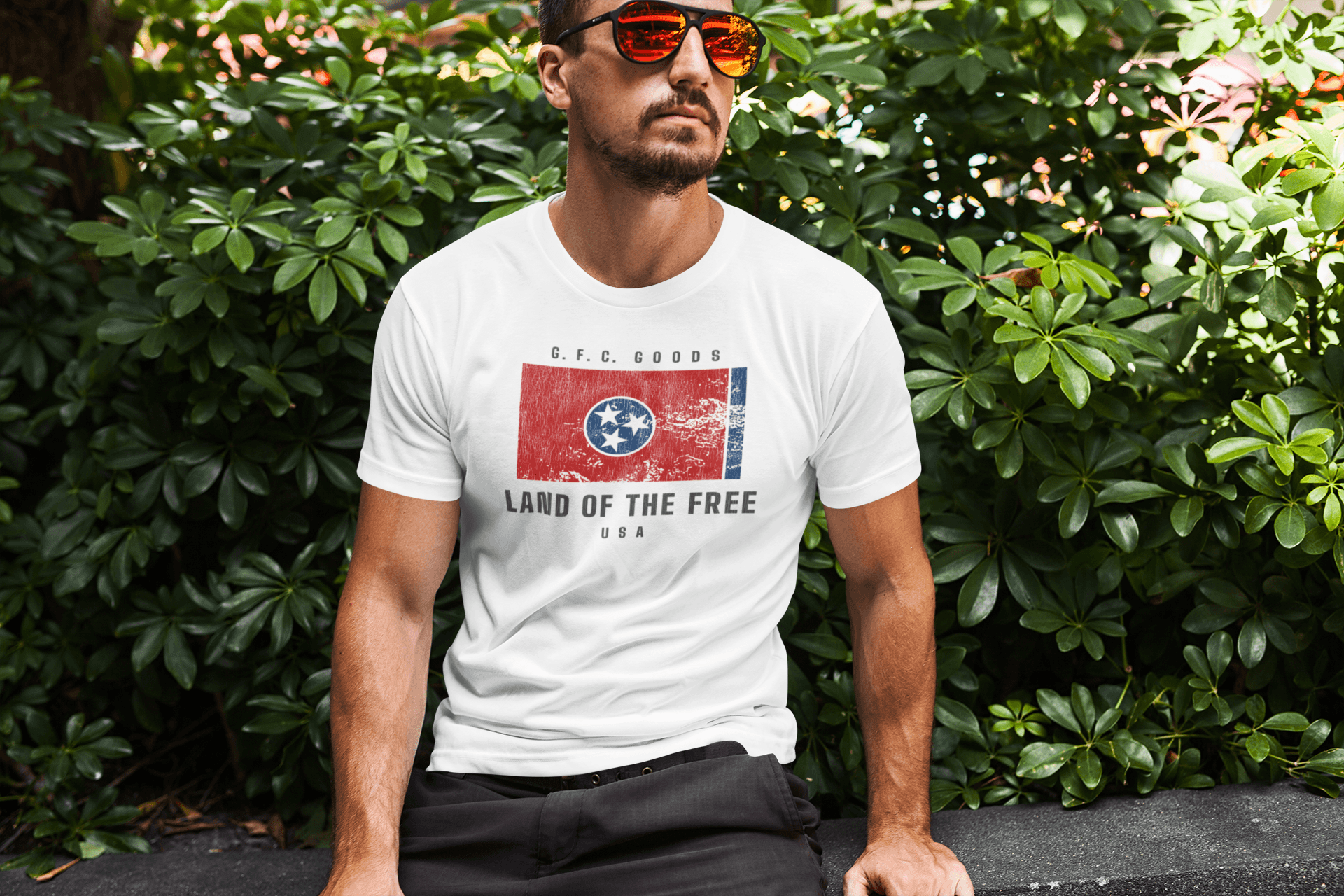 Land of the Free Tennessee Unisex Jersey Short Sleeve Tee - GFCGoods