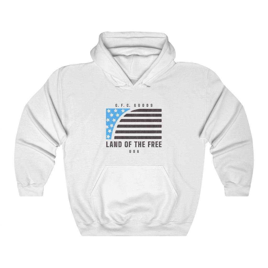 Land of the Free Unisex Heavy Blend Hooded Sweatshirt - GFCGoods